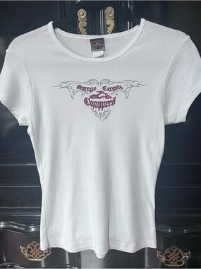 White Women's Orange County Choppers Tee Fits XS/SM